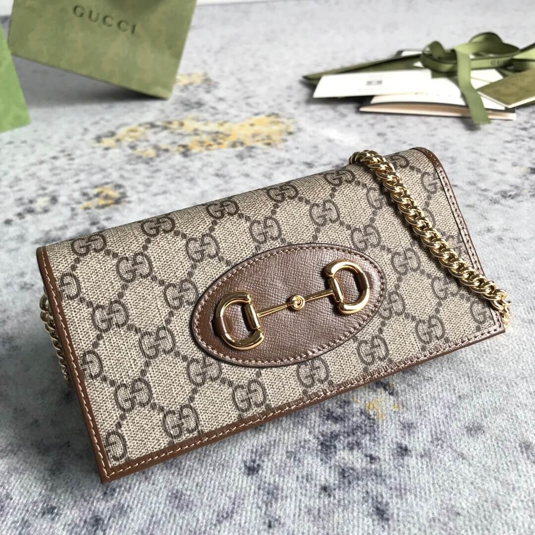 Gvc*1 Horse Buckle 1955 Chain Wallet