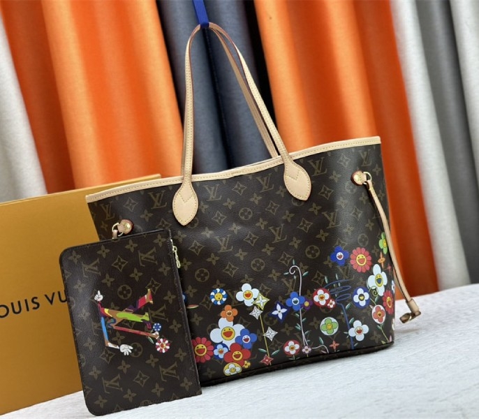 L0vis Vvtt0n X TM Monogram Canvas Neverfull MM
