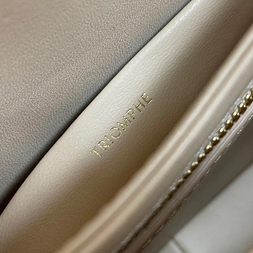 Top Quality Imitation Ce1i*e Triomphe Teen Bag In Nude