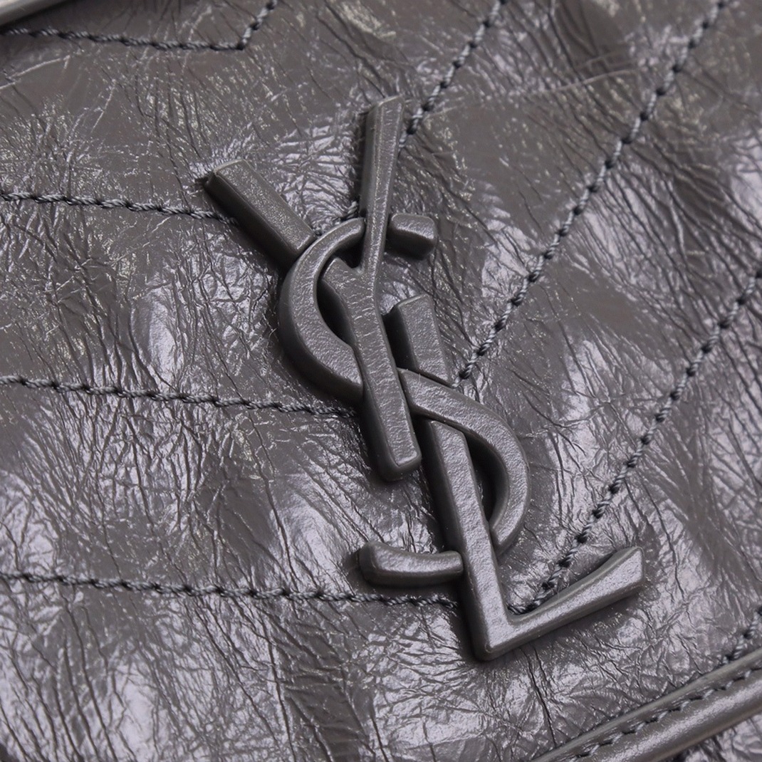 Replica Sa1nt Lau*nt Niki Medium Chain Bag Dark Grey