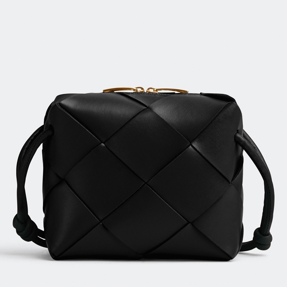 Replica B0tt*ga Ven*ta Mini Cassette Camera Bag Black