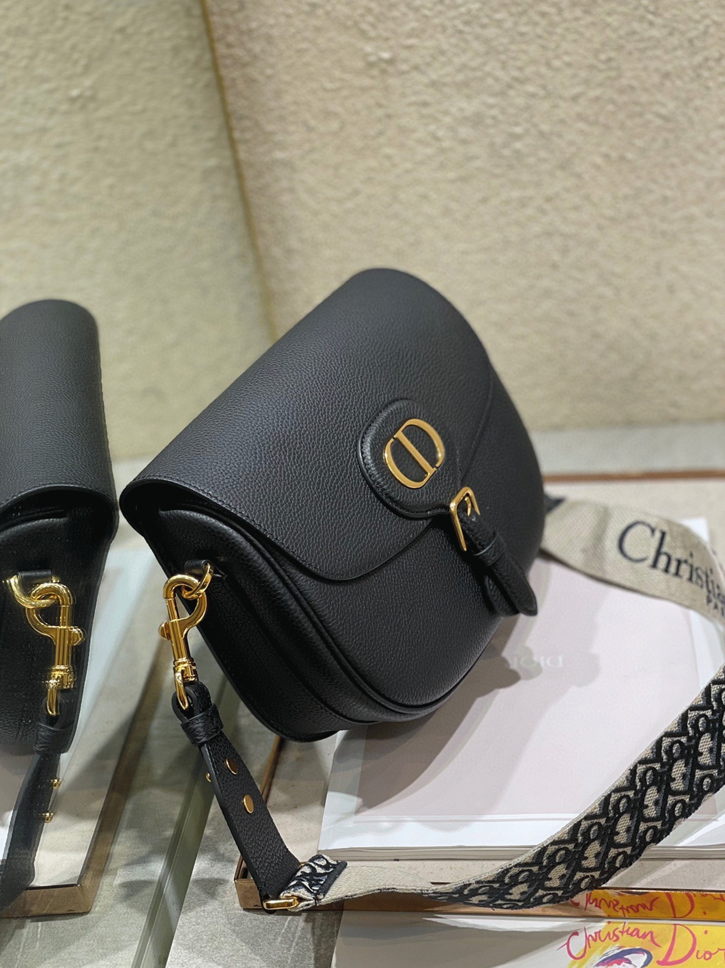D10r Bobby Large Bag Imitation in Black