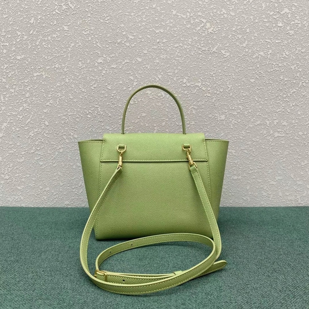 Ce1i*e Belt Nano Bag Fake in Sage
