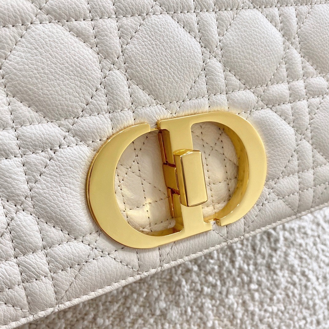 D10r Caro Medium Bag Replica in White