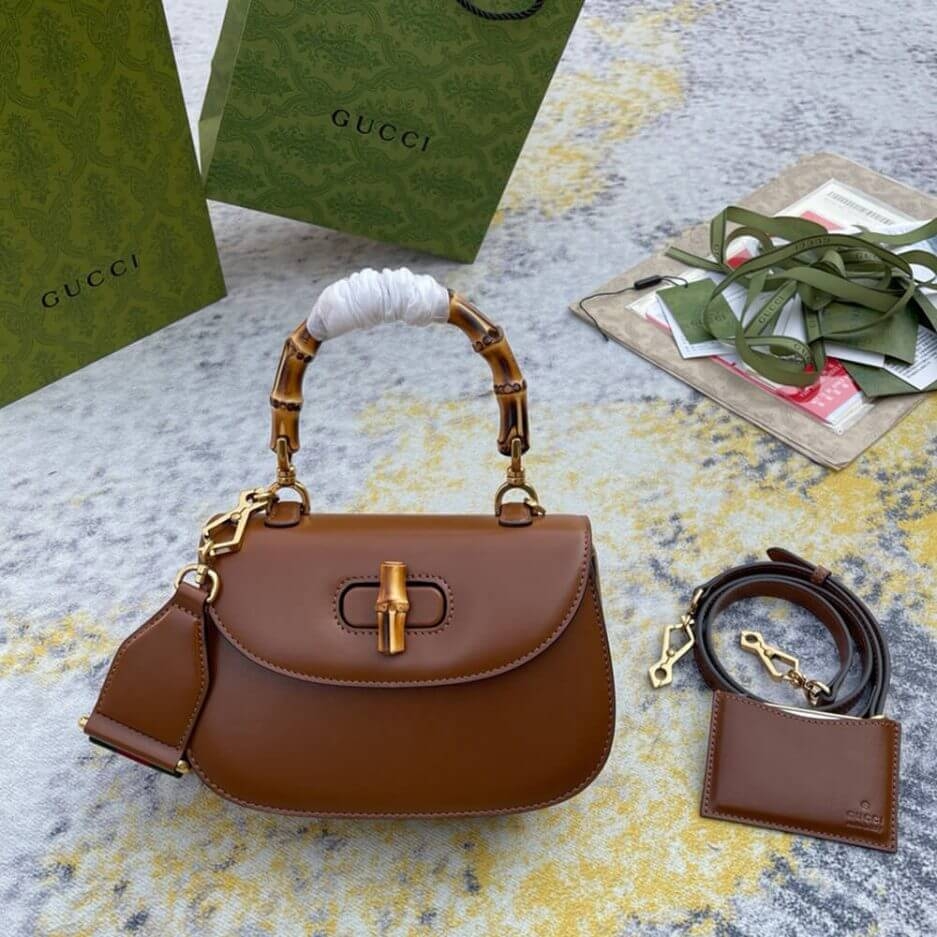 Gvc*1 BAMBOO 1947 JUMBO GG SMALL TOP HANDLE BAG