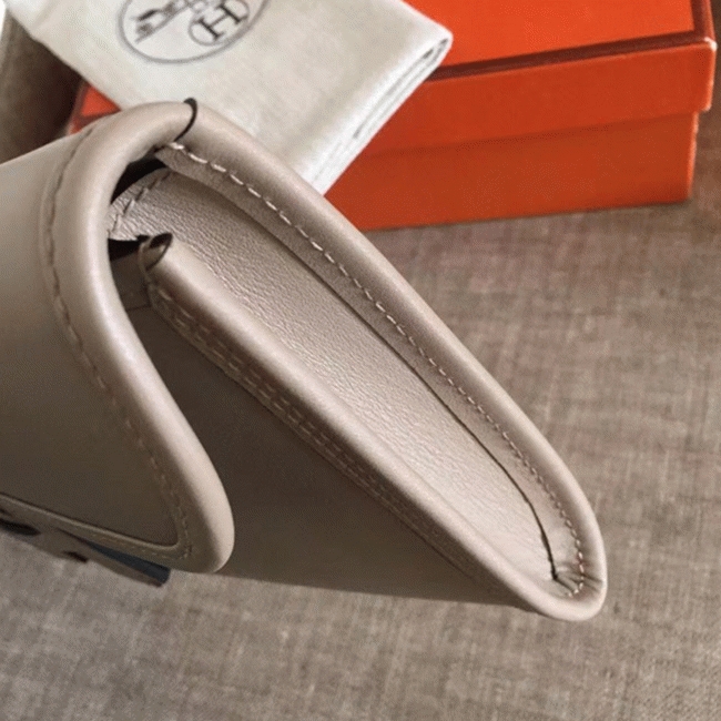 Grey Fake H**me5 Jige Elan 29 Chic Neutral Clutch