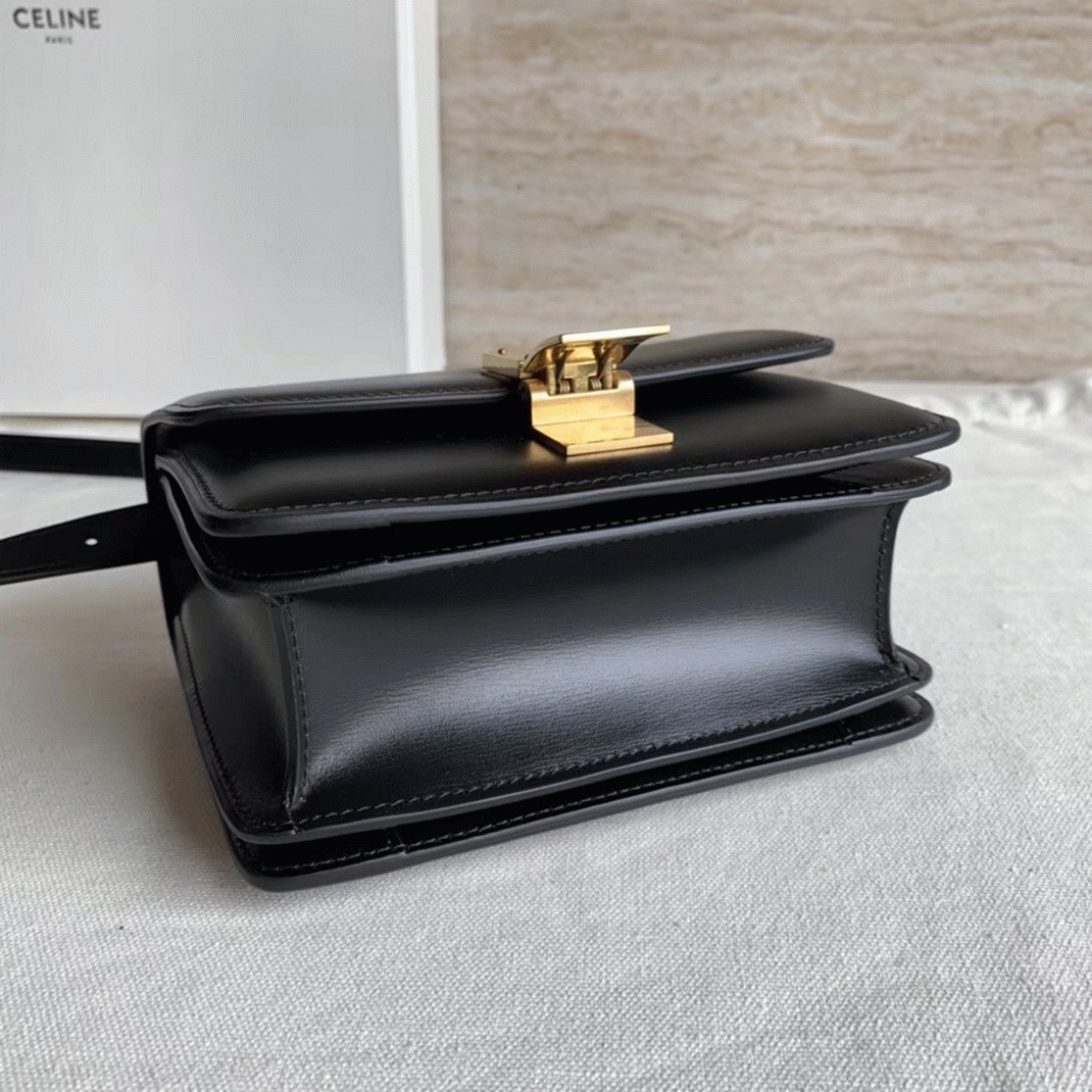 Top Quality Imitation Ce1i*e Classic Box Small Bag In Black