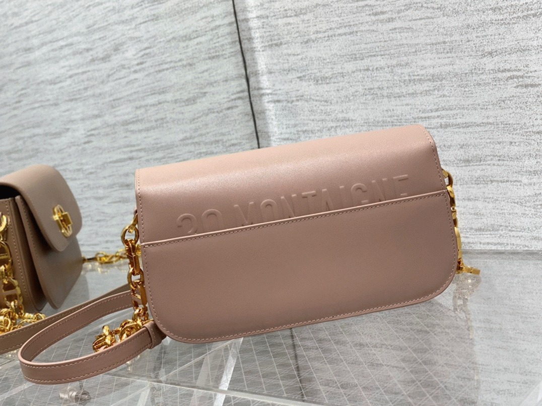 D10r 30 Montaigne Avenue Bag Fake in Heritage Pink Box Calfskin