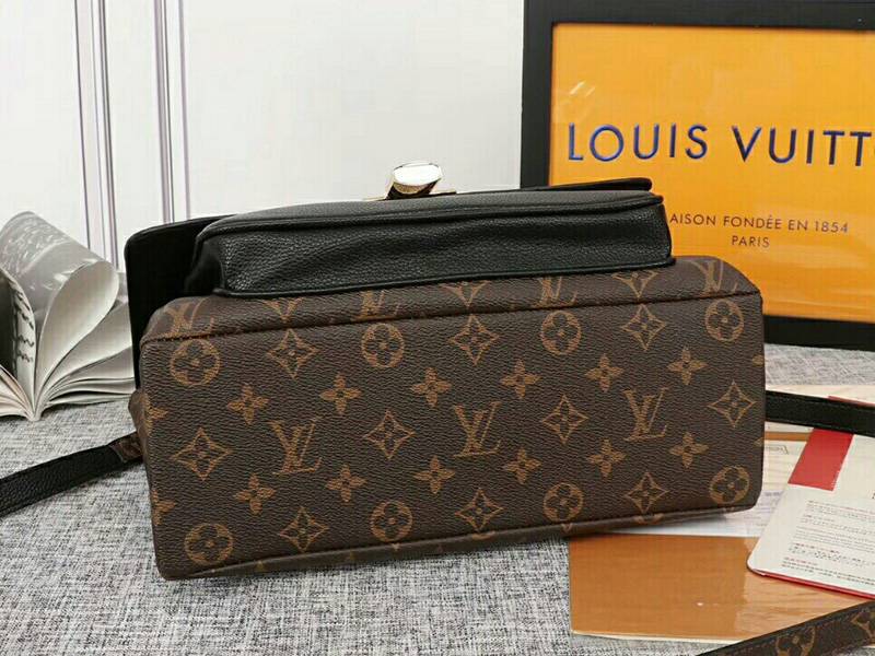 L0vis Vvtt0n Monogram Canvas Marignan Bag In Black