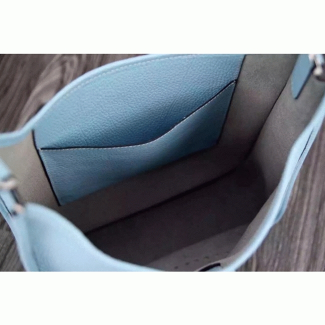 Light Blue Evelyne III PM Bag Designer Replica H**me5 Soft Hue Tote