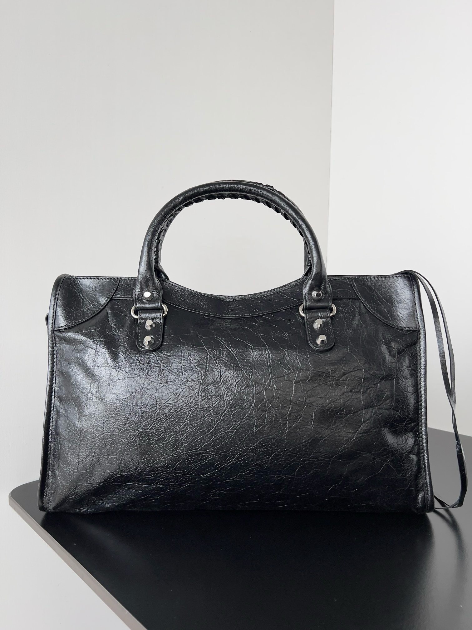 Knockoff Ba1en*iaga Le City Medium Bag Black Arena Lambskin