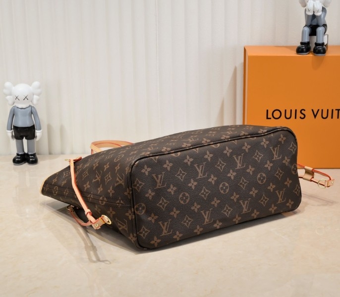 L0vis Vvtt0n Monogram Canvas Neverfull MM Tote In Beige