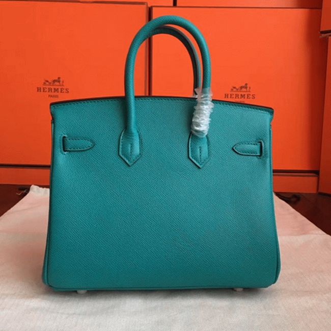 Blue Paon H**me5 Birkin 25cm High-End Replica