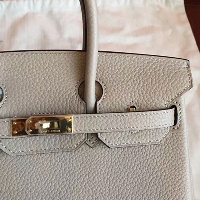 Fake H**me5 AAAAA Grey 25cm Birkin Purse