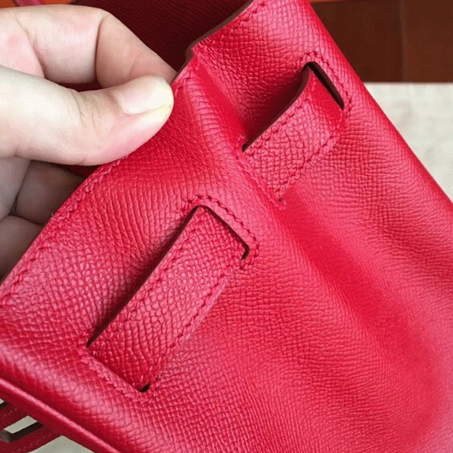 preM1vm quality red fake h**me5 birkin 35cm handbag