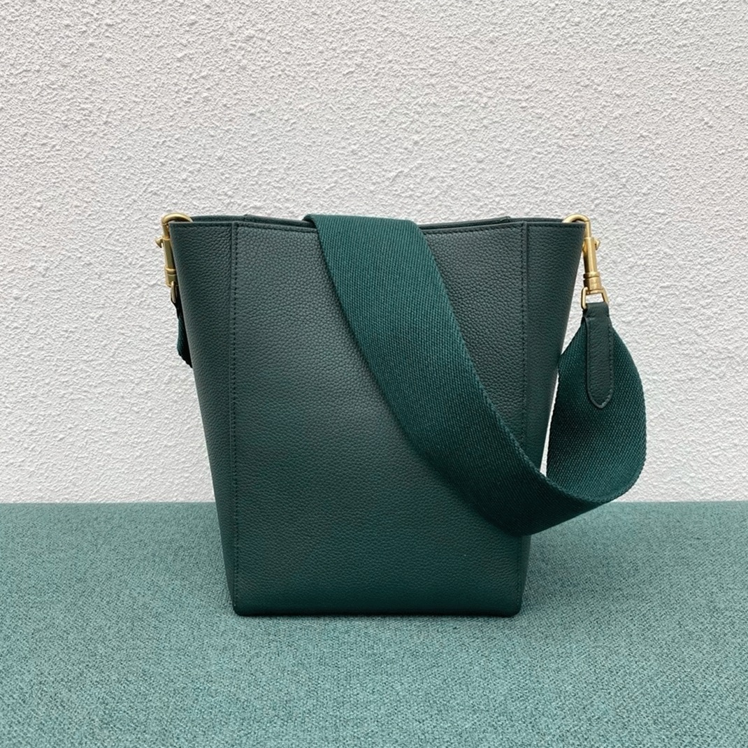Top Quality Fake Ce1i*e Sangle Small Bucket Bag In Amazone Calfskin