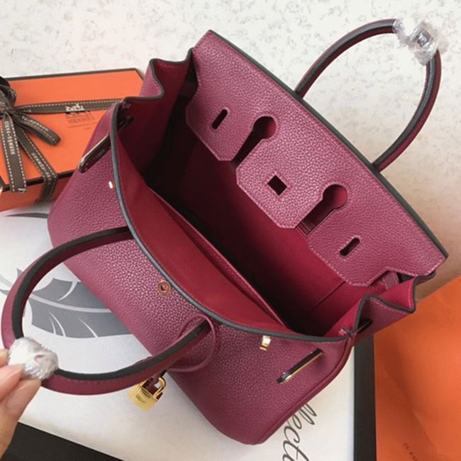 Ruby H**me5 Birkin 25cm AAA Replica Handbag