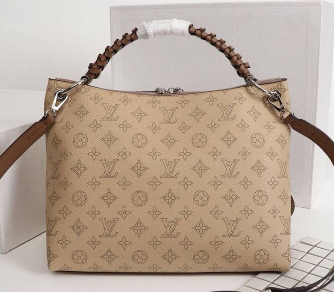 LV Mahina Beaubourg MM Hobo In Beige