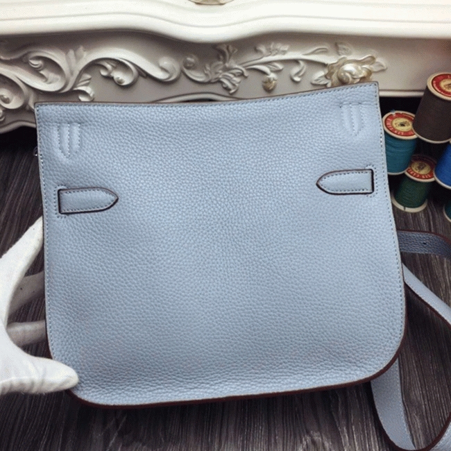 Blue lin fake designer H**me5 Jypsiere 31cm handbag