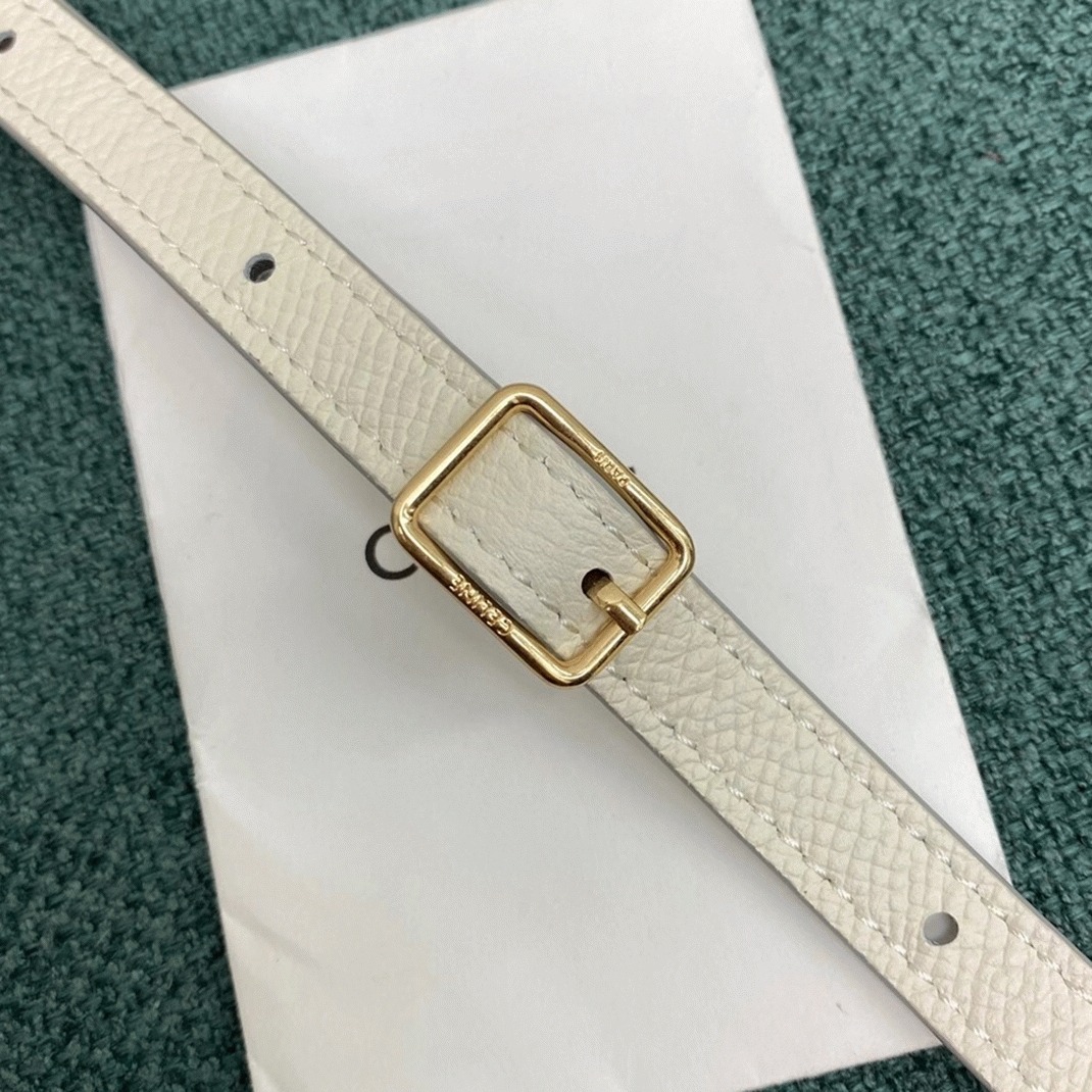 Ce1i*e Belt Nano Bag Knockoff in White
