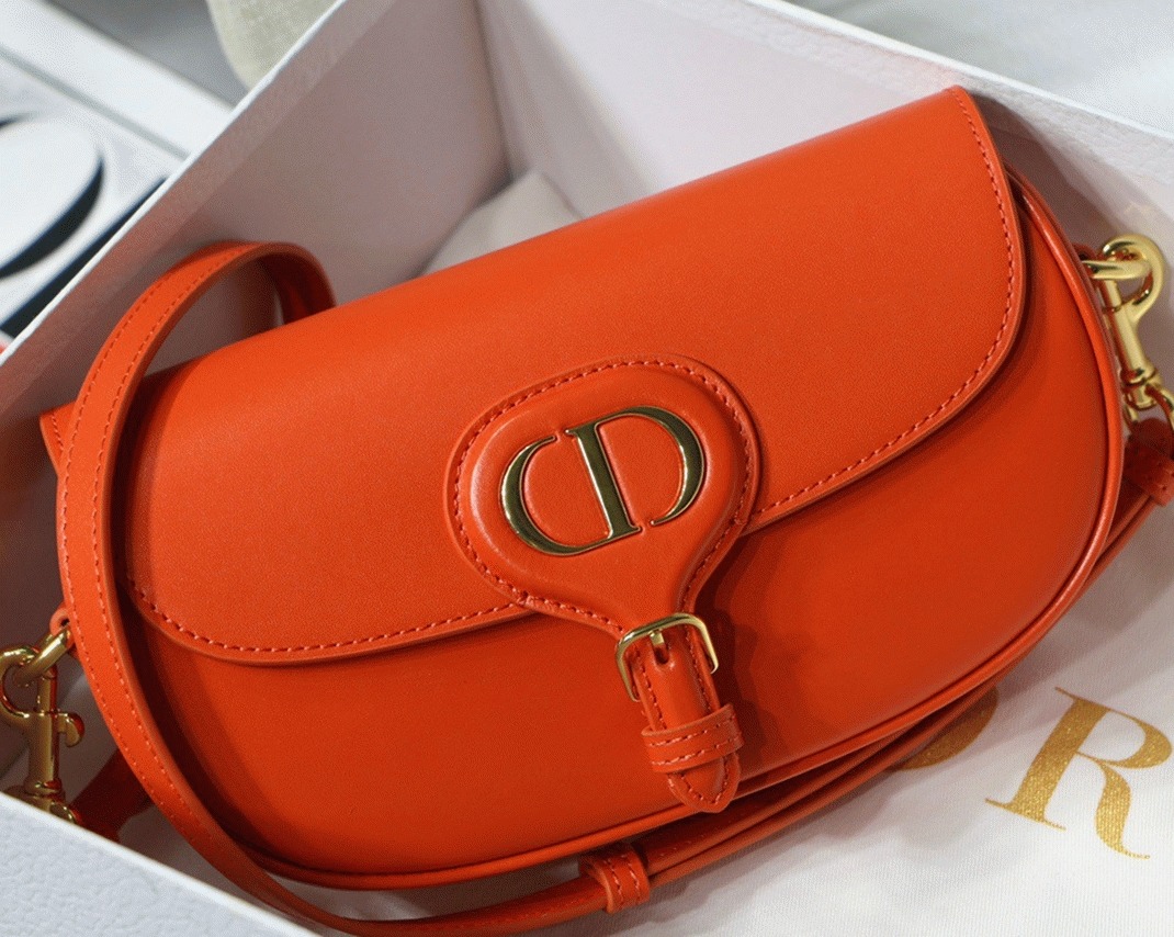 D10r Bobby East-West Bag Replica in Orange