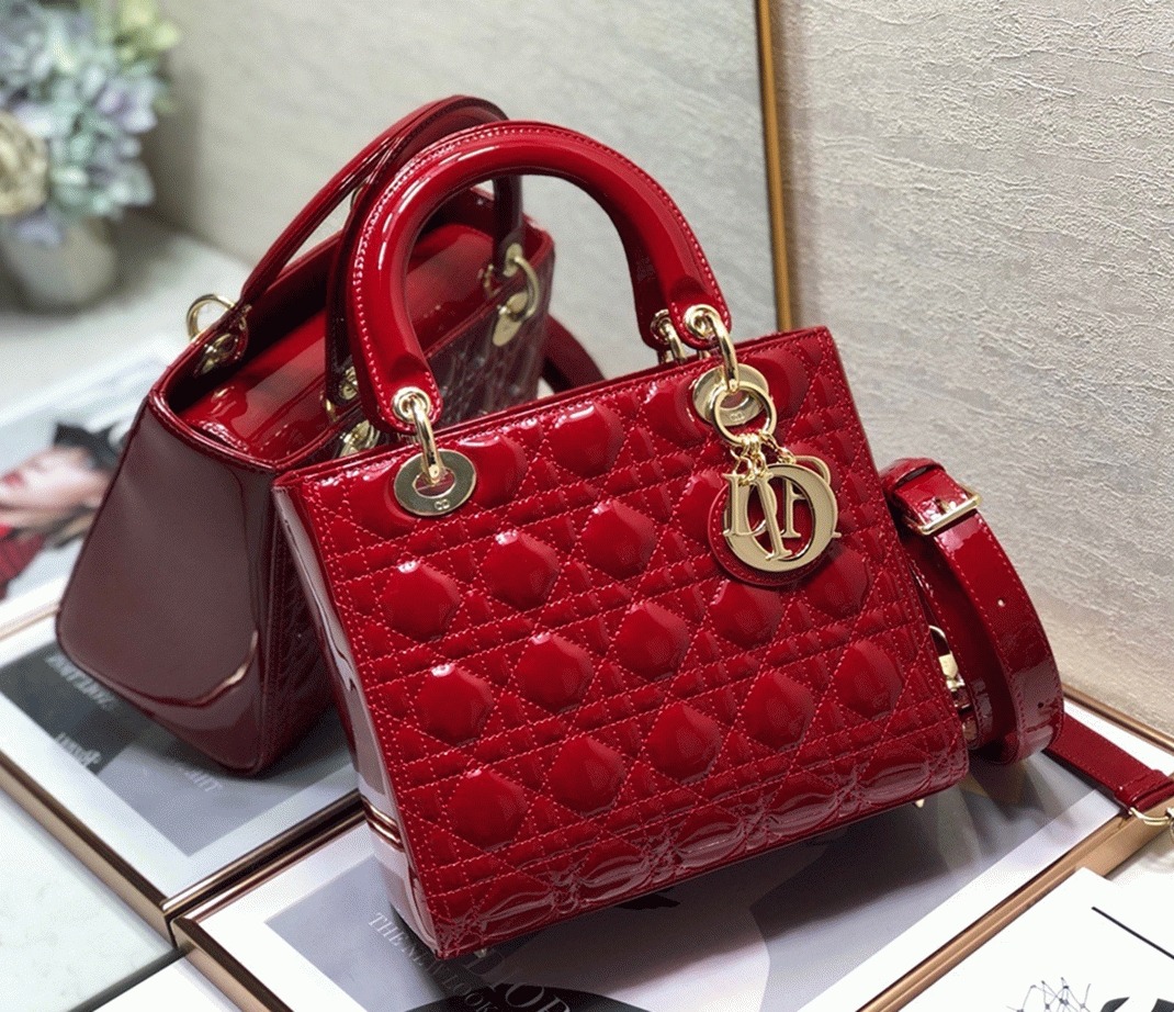 D10r Lady D10r Medium Bag Fake in Red