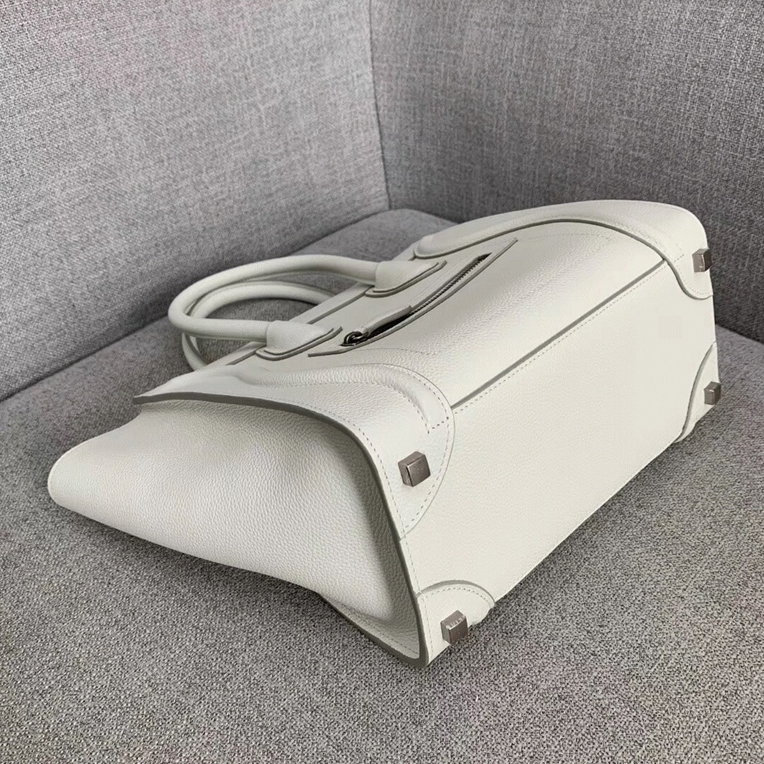 ce1i*e micro lU*gage tote bag fake in white