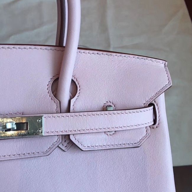 H**me5 Birkin 25cm Knockoff in Rose Dragee