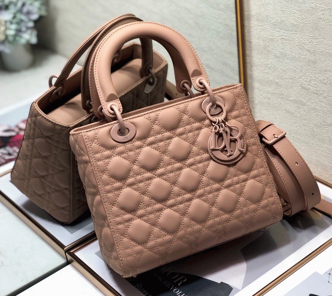 D10r Lady D10r Medium Bag Fake in Blush