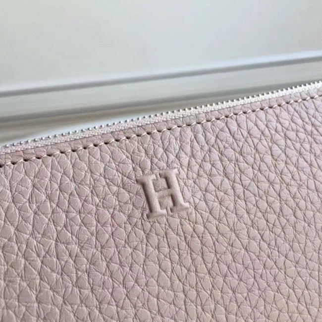 Grey Luxury Imitation H**me5 Wallet Azap Zipped