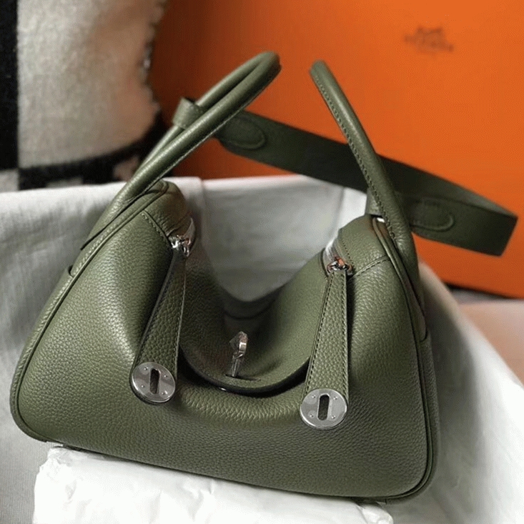 Replica H**me5 Lindy 26cm handbag in canopee