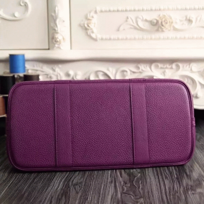 Purple Fake H**me5 Garden Party 30cm Fashion Tote