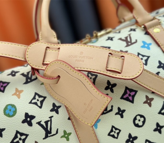 L0vis Vvtt0n Monogram Craggy Keepall Travel 50 Bag In Vanilla