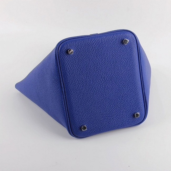 Electric blue imitation AAA H**me5 Picotin Lock handbag