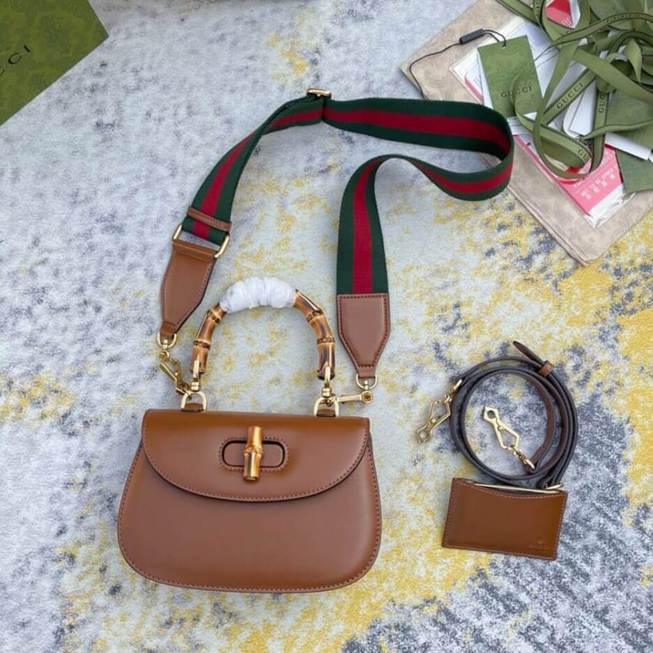 Gvc*1 BAMBOO 1947 JUMBO GG SMALL TOP HANDLE BAG