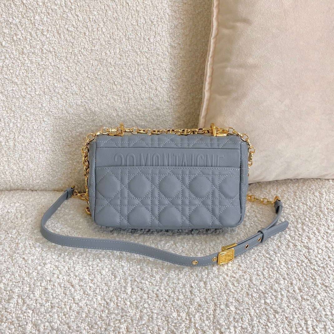 D10r Caro Small Bag Fake in Cloud Blue