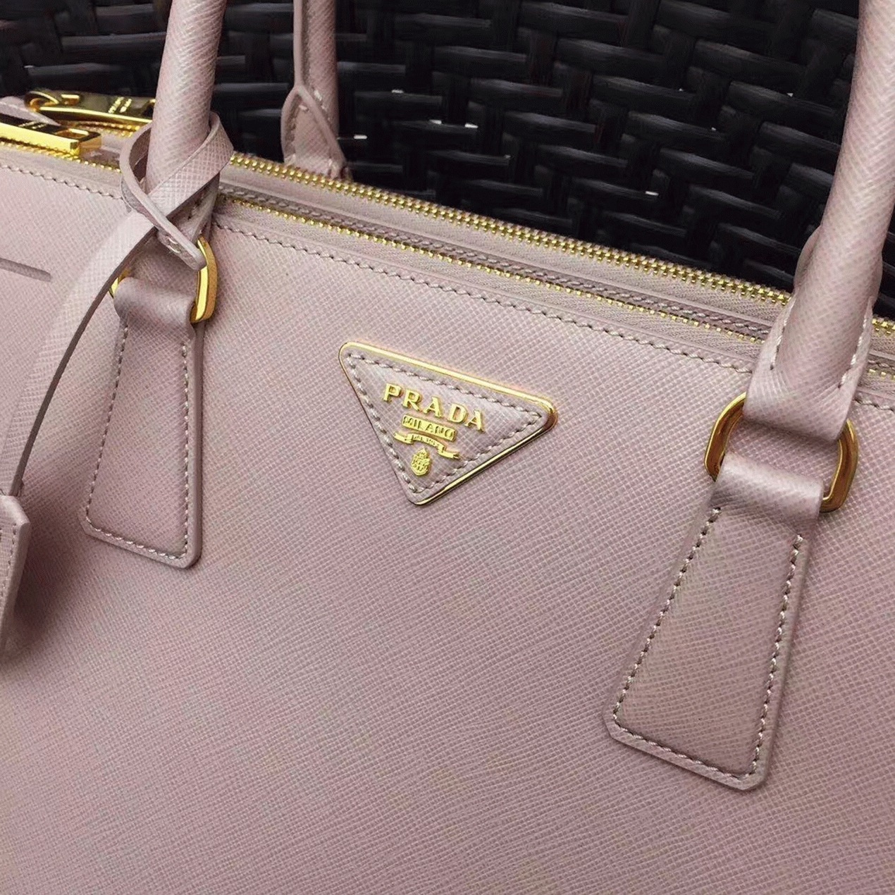 Pink Pra*a Galleria Large Bag Knockoff