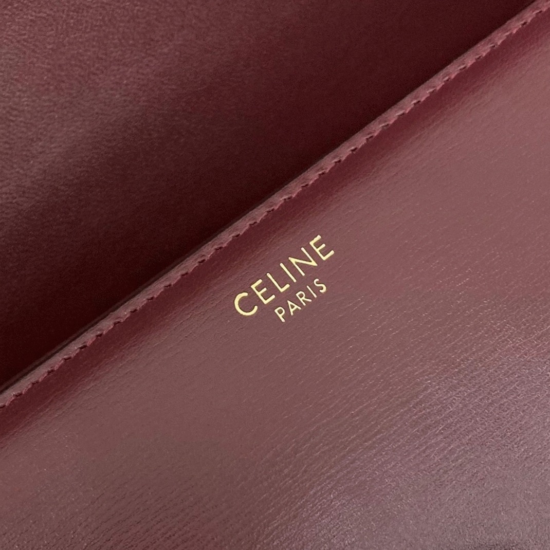 Top Quality Replica Ce1i*e Triomphe Medium Bag In Bordeaux
