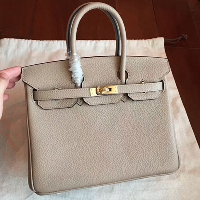 Fake H**me5 AAAAA Grey 25cm Birkin Purse