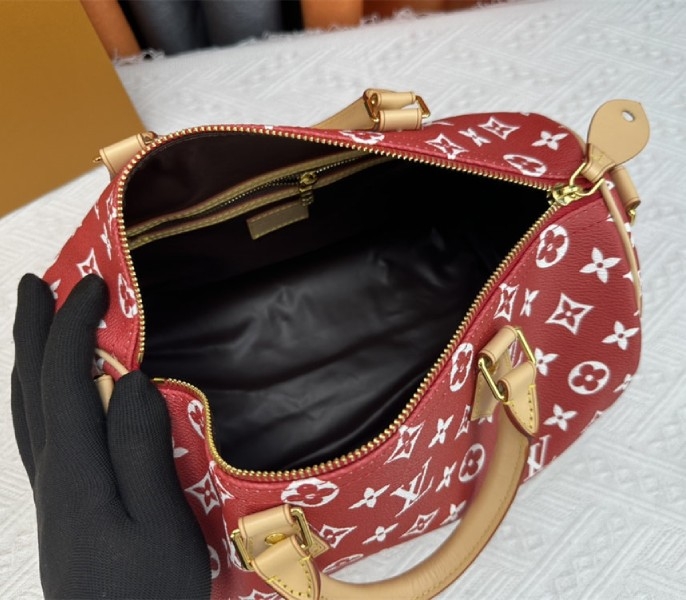 L0vis Vvtt0n Speedy P9 Bandouliere 30 Bag In Red