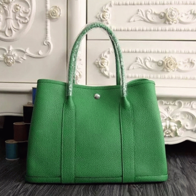 Bamboo Color Fake Luxury H**me5 Garden Party 36cm Vibrant Tote