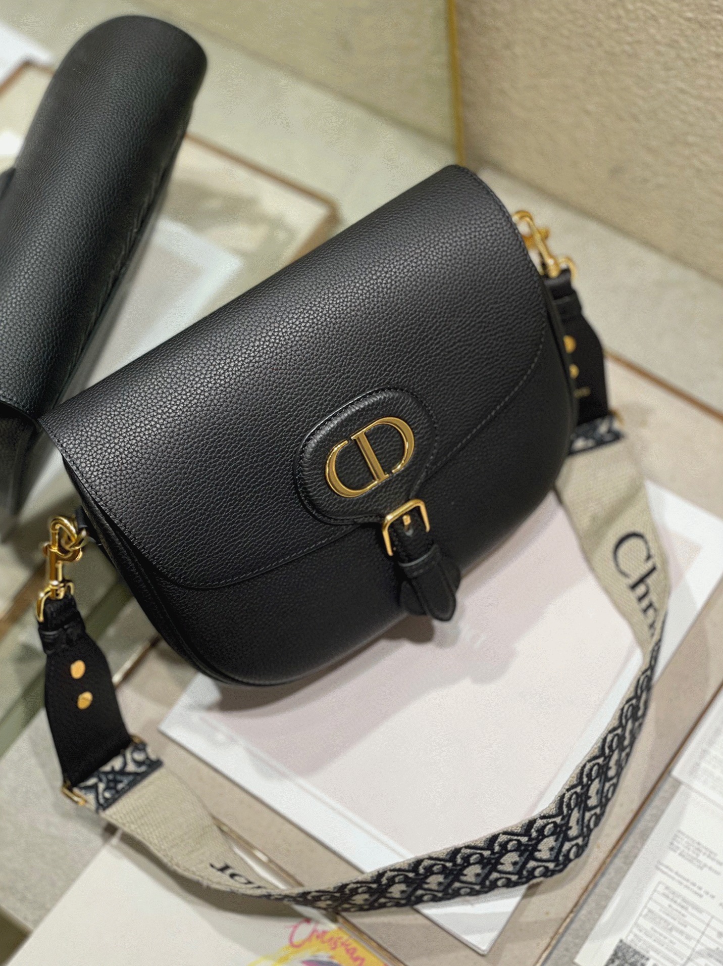 D10r Bobby Large Bag Imitation in Black