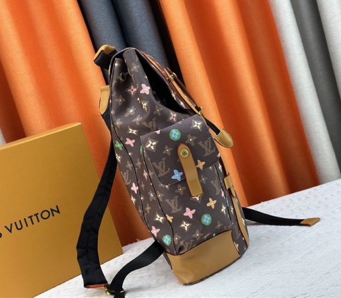 L0vis Vvtt0n Monogram Craggy Christopher MM Backpack In Chocolate