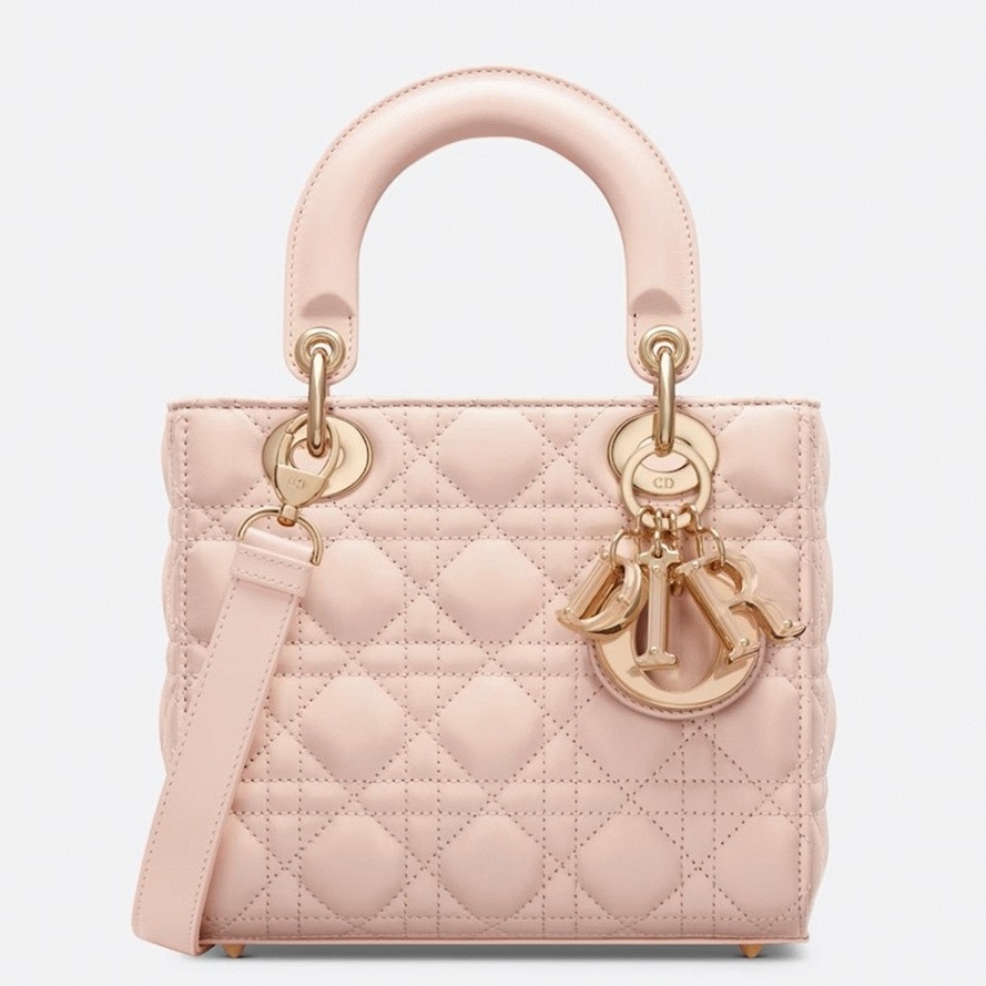 D10r Small Lady D10r Bag Fake in Pink