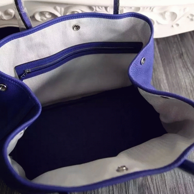 Electric Blue Replica H**me5 Garden Party 30cm Tote Handbag