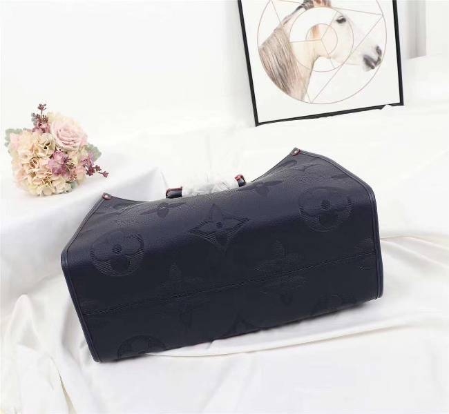 L0vis Vvtt0n Monogram Empreinte Giant Onthego GM Tote In Navy Blue