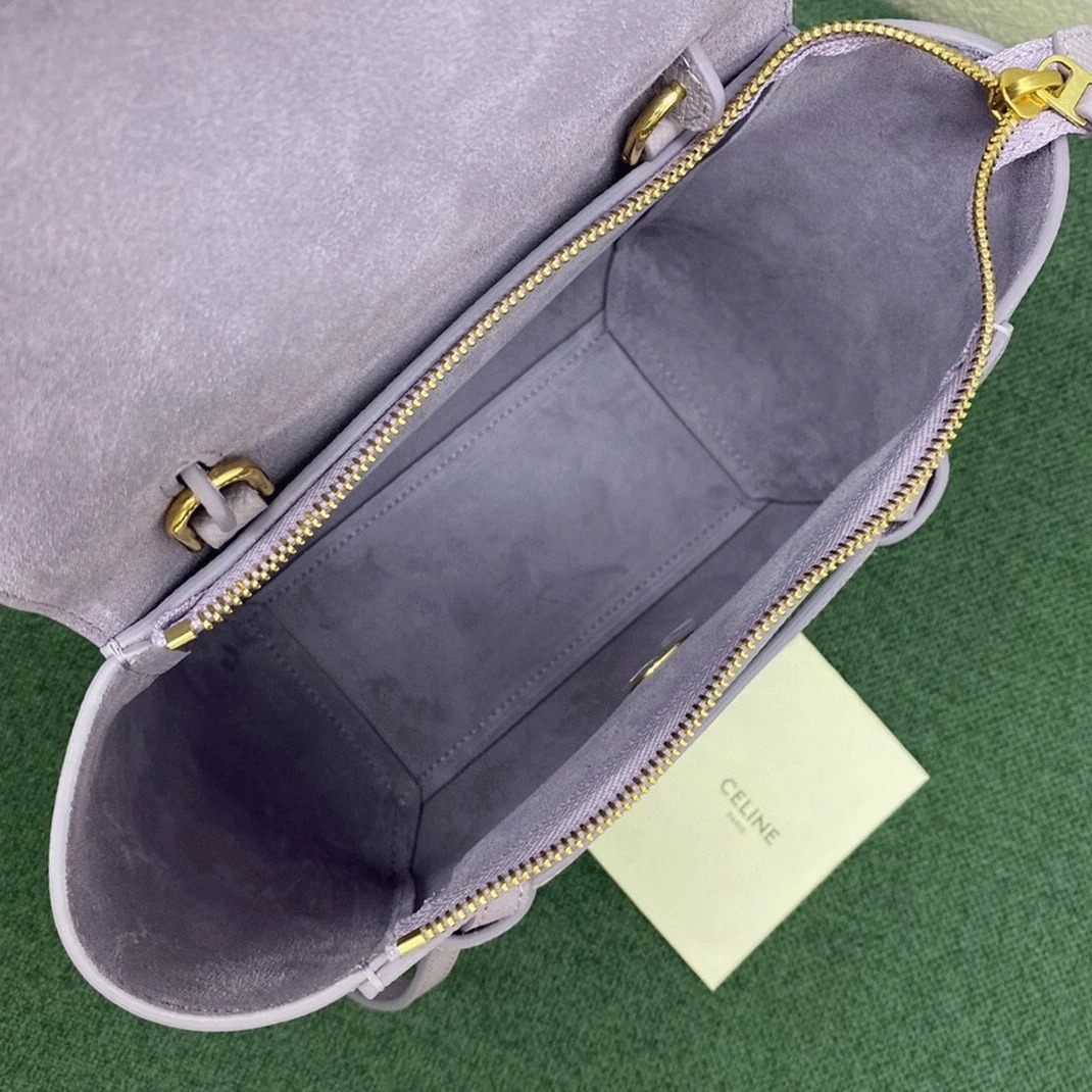Ce1i*e Belt Nano Bag Replica in Lilas