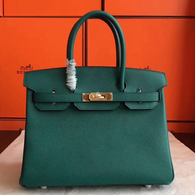 Malachite Shade Copy H**me5 Birkin 30cm Replica