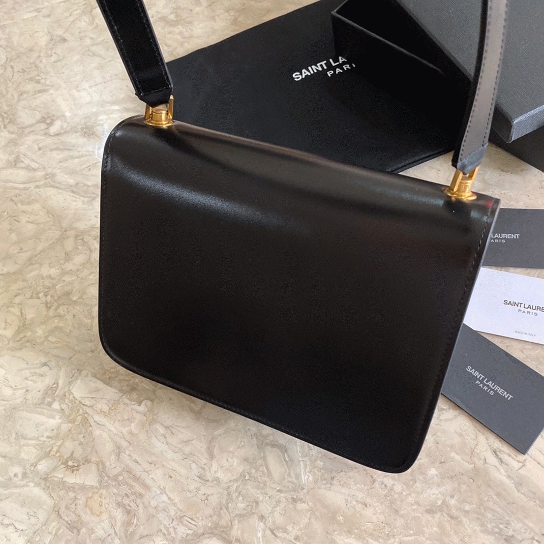 Replica Sa1nt Lau*nt Le Carre Satchel Bag Black