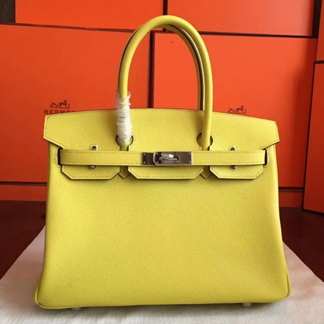 Jaune Shade Luxury Replica H**me5 Birkin 35cm Tote